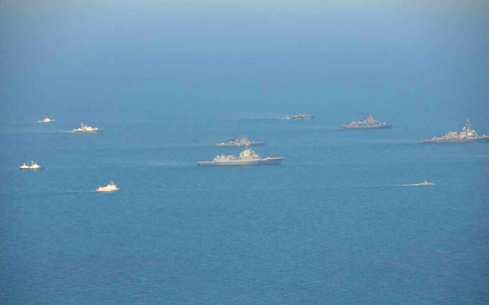 US NAVY ships in the Black Sea.