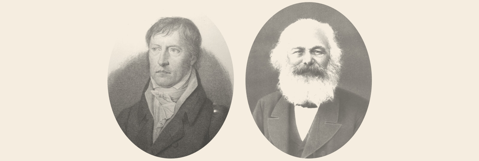 Karl Marx and GW Hegel