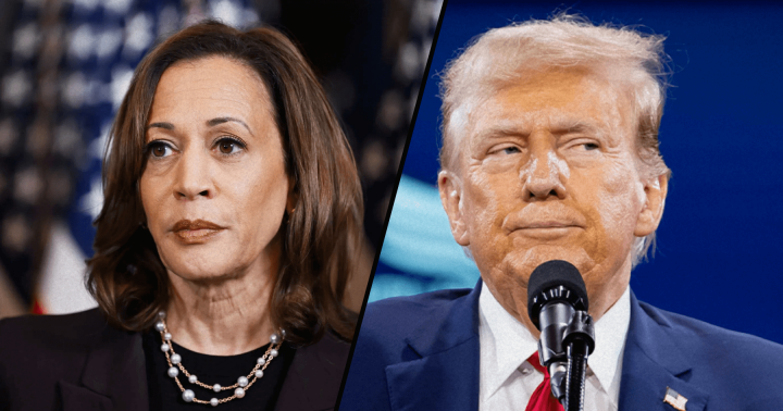 Kamala Harris and Donald Trump